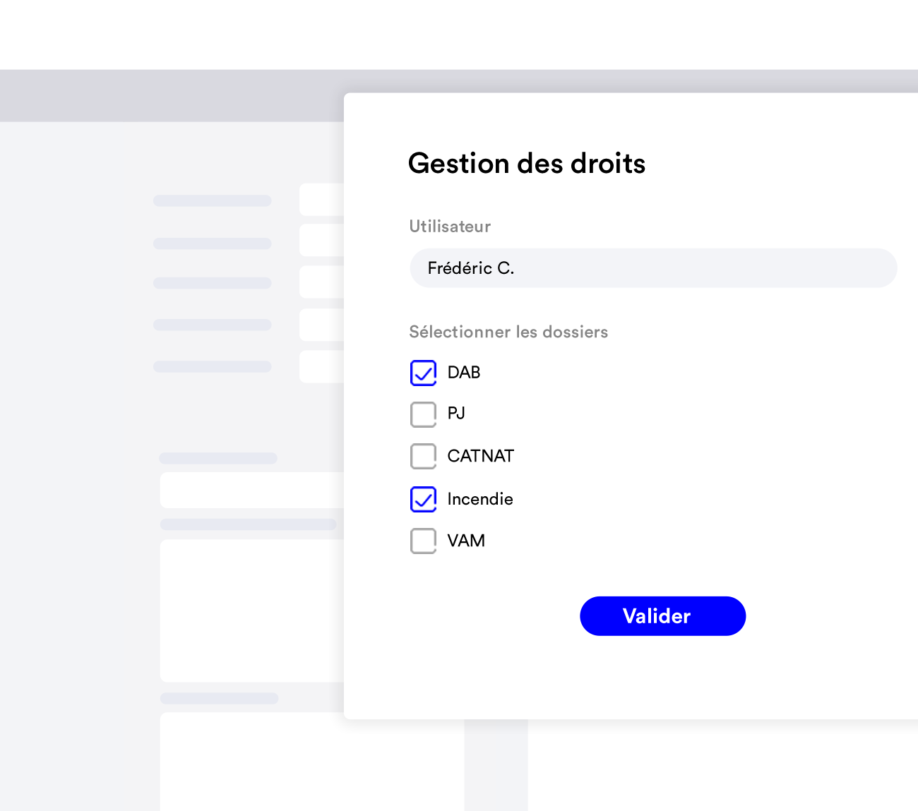 Grer les droits d'accs aux dossiers